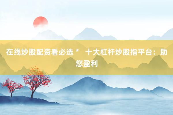 在线炒股配资看必选 *   十大杠杆炒股指平台：助您盈利
