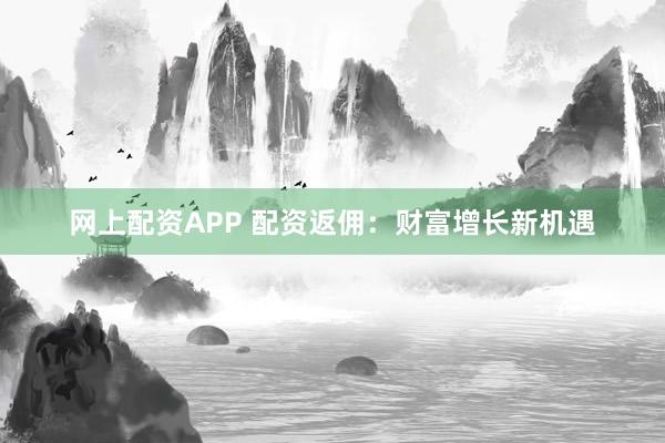 网上配资APP 配资返佣：财富增长新机遇